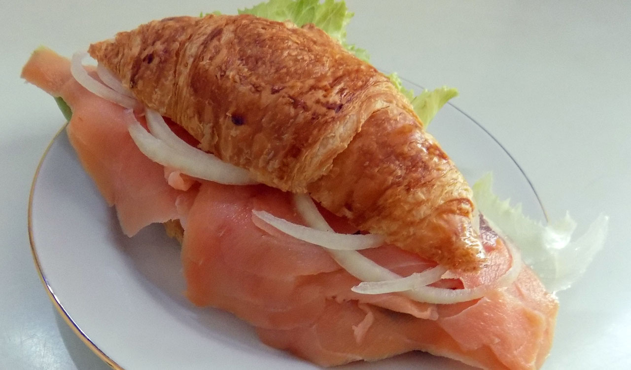 lovina bakery salmon croissant