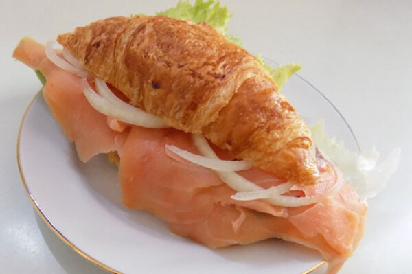 salmon croissant